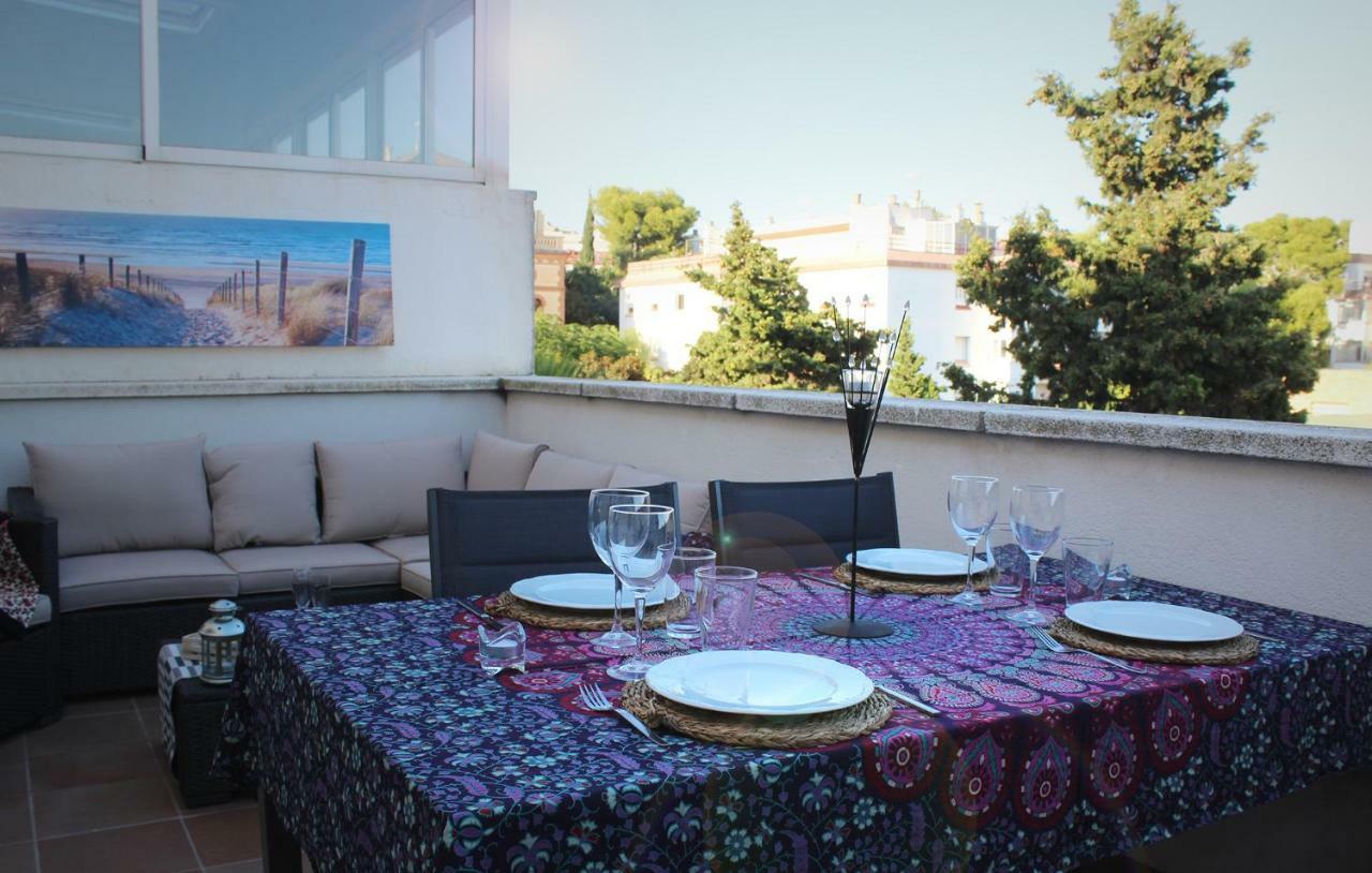 Sitges Atico 2 Min A Playa San Sebastian Apartment Exterior foto
